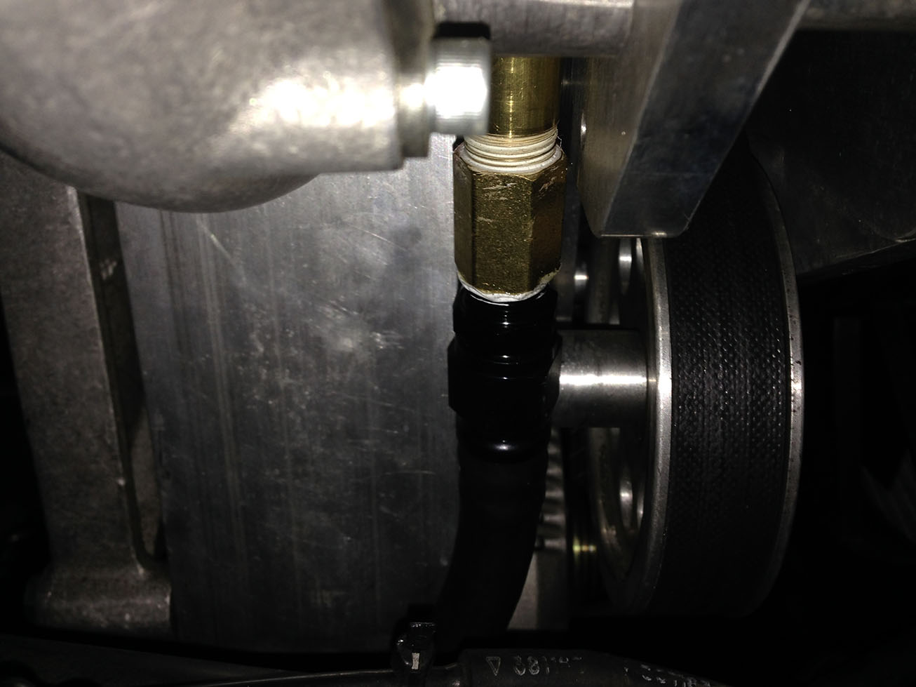 Need help on connecting the vortech oil feed line Ford Mustang Forums